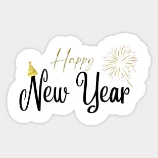 Happy New Year Sticker